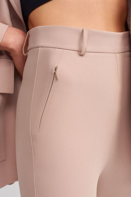 Damen Hochgeschnittene Skinny-Crepe-Hose - Image 4