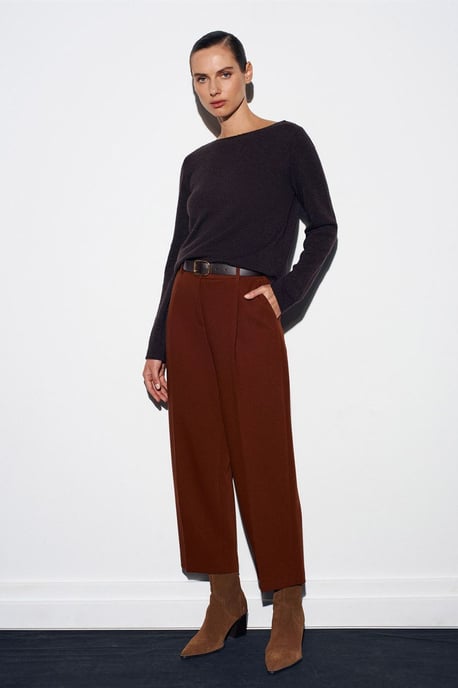 Damen Tailored gerade geschnittene Hosen - Image 3