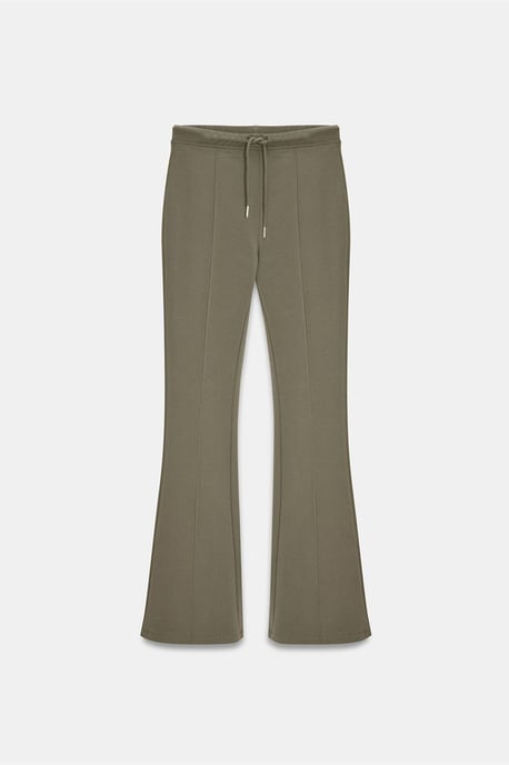 Hüfthohe Schlagjerseyhose mit Kordelzug - Image 5