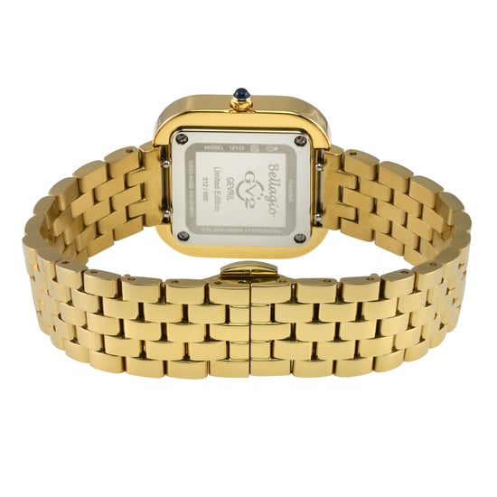 GV2 Bellagio Damenuhr Swiss Made Diamond, Silber-Weißes Zifferblatt, IPYG-Armband - Image 2
