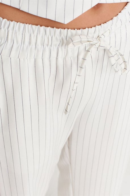 Damen Weite Streifenhose - Image 3