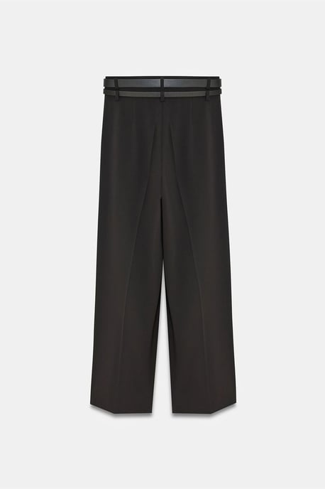 Hochtaillierte weit geschnittene Faltenhose - Image 6