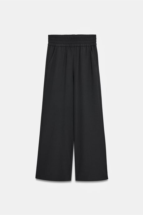 Damen weitgeschnittene Krepp-Hosen - Image 6