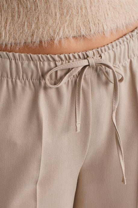 Hose aus Krepp mit weitem Bein - Image 4