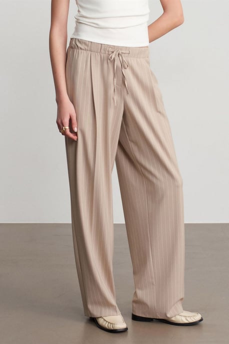 Gestreifte Weite Palazzo-Hose - Image 3