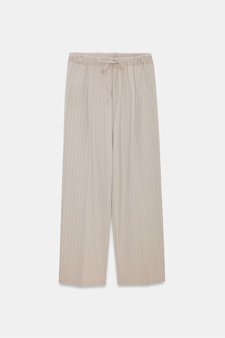 Gestreifte Weite Palazzo-Hose - Image 6