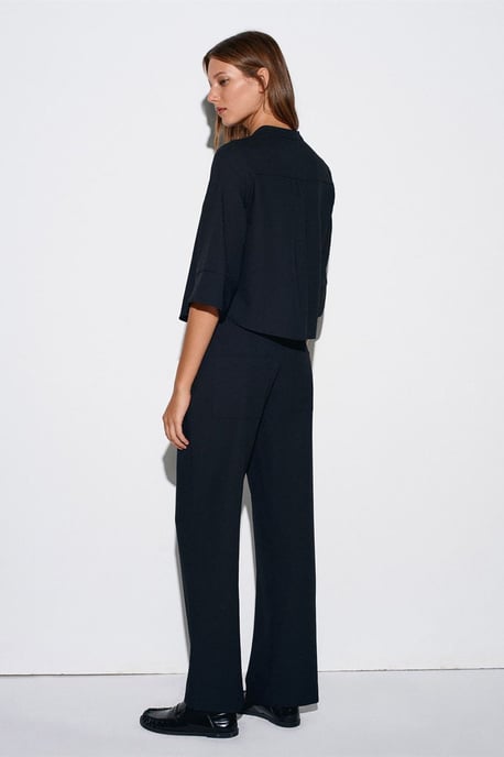 Damen Weite Crepe-Hosen - Image 2