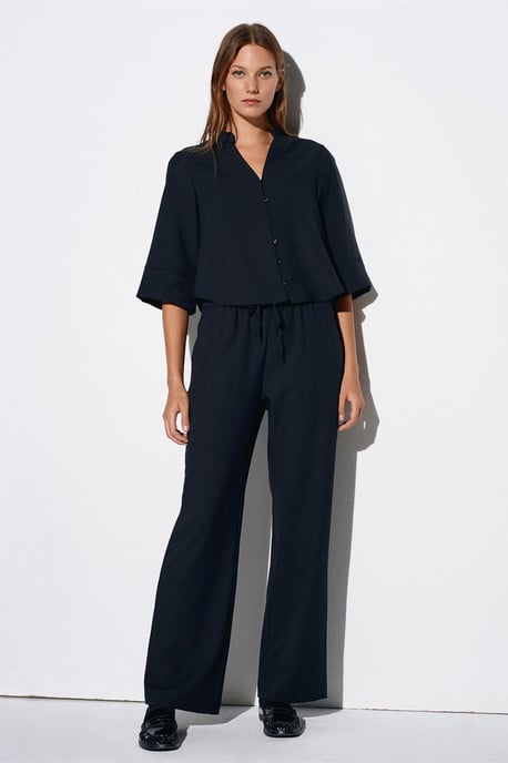 Damen Weite Crepe-Hosen - Image 3