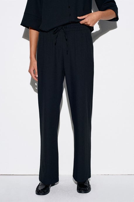 Damen Weite Crepe-Hosen - Image 5