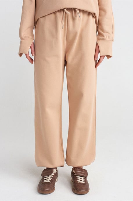 Damen Fleece-Jogginghose mit weitem Bein - Image 3