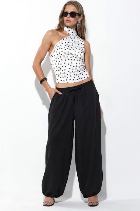 Weite Woven-Hosen mit Kordelzugbund - Image 2