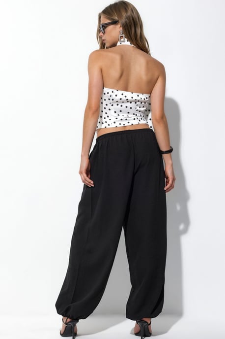 Weite Woven-Hosen mit Kordelzugbund - Image 3