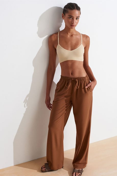 Damen Jersey-Hosen mit weitem Bein - Image 5