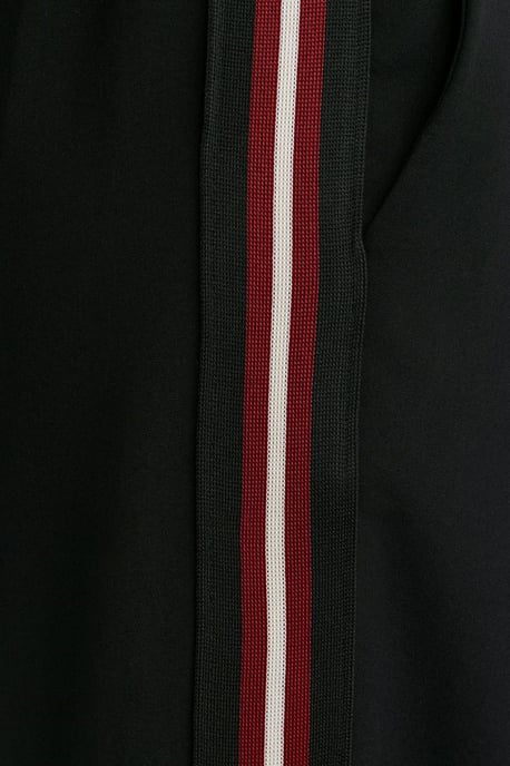 Gestreifte weite Crepe-Hosen - Image 4
