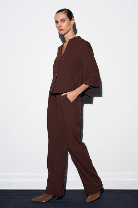 Damen Weite-Crepe-Hosen - Image 3