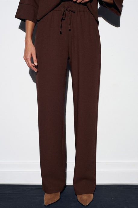Damen Weite-Crepe-Hosen - Image 5