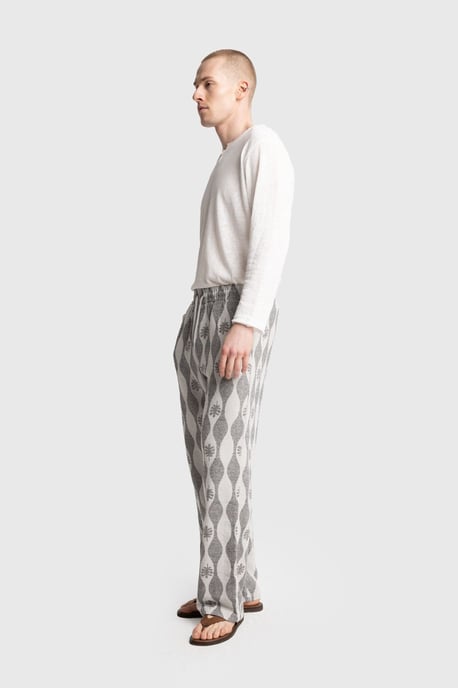 Herren Baumwollstrickweite Hose - Image 2