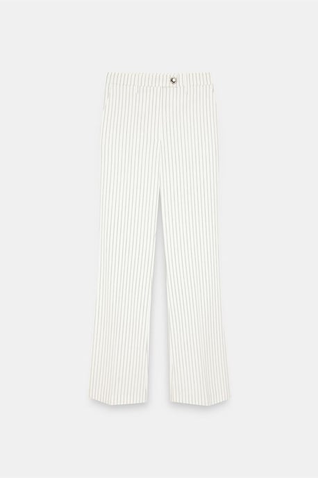 Frauen Mid-Waist Schlaghose mit Streifen - Image 5