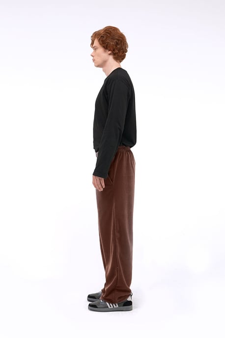Herren Relaxed Fit Weite Beinform Pull-On-Hosen - Image 2