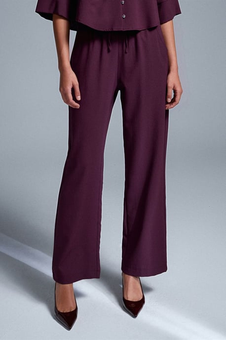 Damen weit geschnittene Crepe-Hosen - Image 5