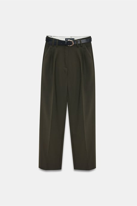 Damen Weite Plisseehose aus Krepp - Image 5