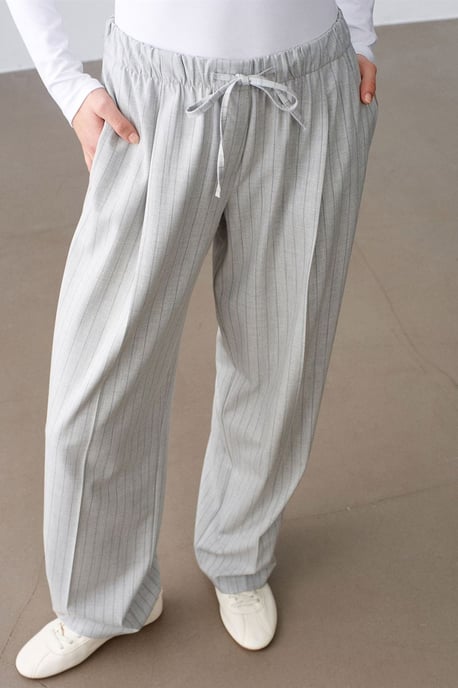 Gestreifte Weite Palazzo-Hose - Image 3