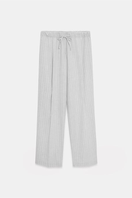 Gestreifte Weite Palazzo-Hose - Image 5