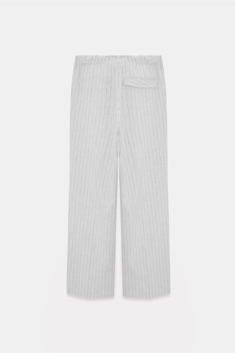 Gestreifte Weite Palazzo-Hose - Image 6