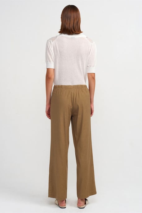 Weite Tencel-Hosen für Damen mit Kordelzugbund - Image 2