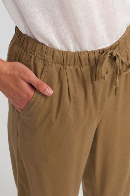 Weite Tencel-Hosen für Damen mit Kordelzugbund - Image 4