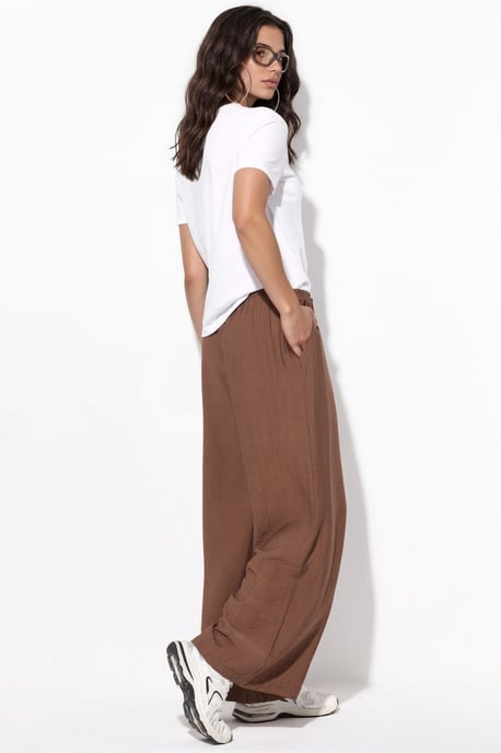 Weite Hosen mit elastischem Bund und Taschen - Image 2