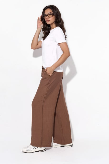 Weite Hosen mit elastischem Bund und Taschen - Image 4