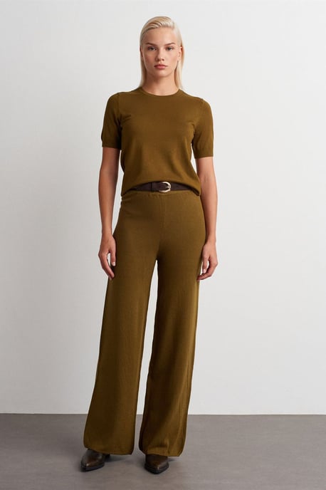 Frauenweite Lurex-Strickhose - Image 3
