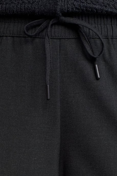 Hose mit weitem Bein aus Krepp und Gummizugbund - Image 4