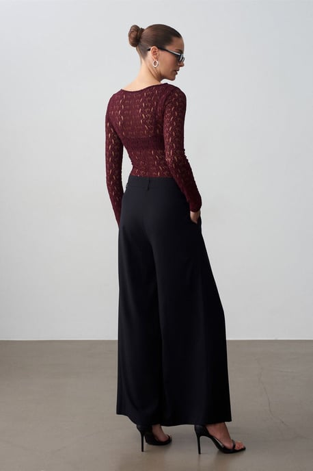 Weite, gefaltete Hose - Image 2