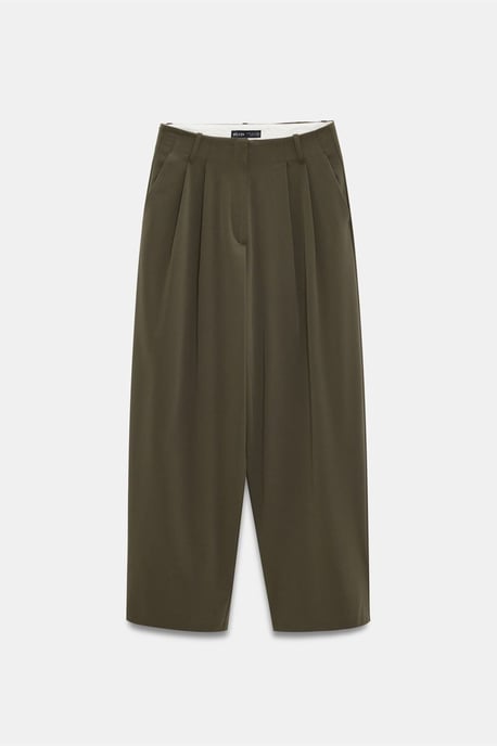 Damen Hohe Taille Weite Crepe-Hosen - Image 6