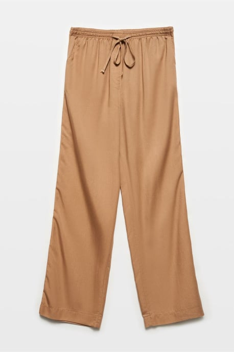 Damen Tencel Weitbein-Hosen - Image 1