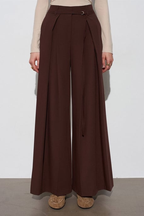 Weite, plissierte Hose - Image 3