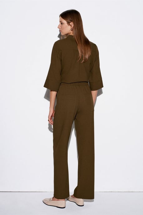 Damen Crepe-Hosen mit weitem Bein - Image 2