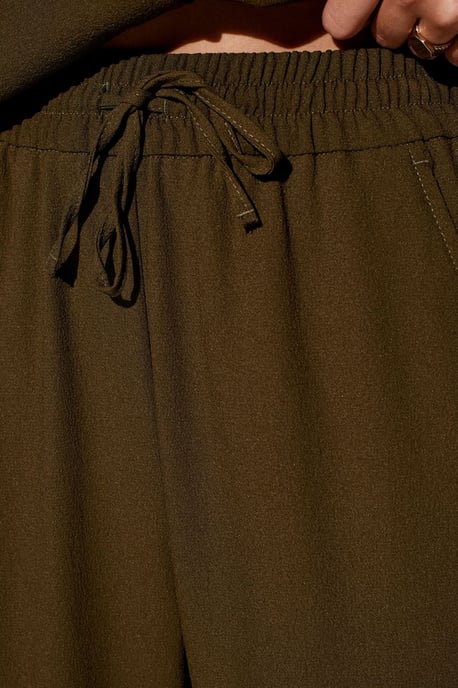 Damen Crepe-Hosen mit weitem Bein - Image 4