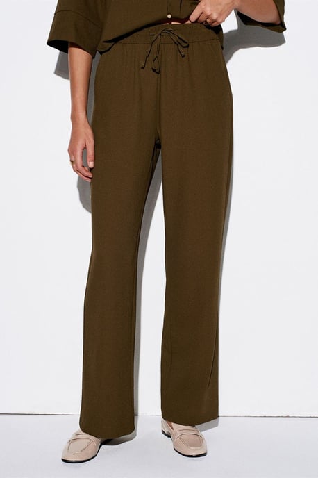 Damen Crepe-Hosen mit weitem Bein - Image 5