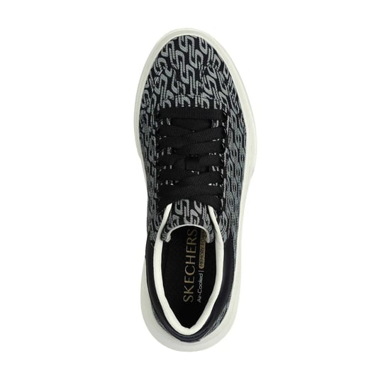 Skechers - "Classic" Sneaker für Damen, Stoff (Schwarz/Natürlich) - Image 4