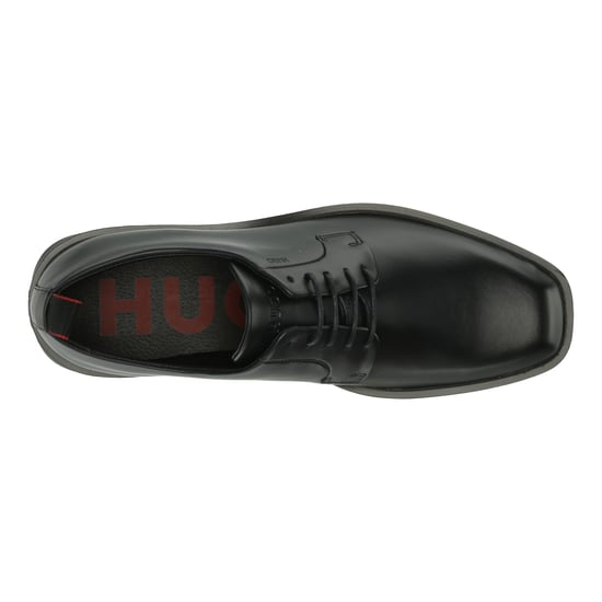 Hugo - Schnürschuhe für Herren, Leder, Flach (Schwarz) - Image 3