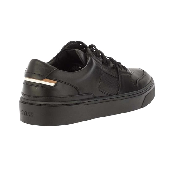 Boss - "Gary" Sneaker für Herren, Leder, Flach (Schwarz) - Image 2