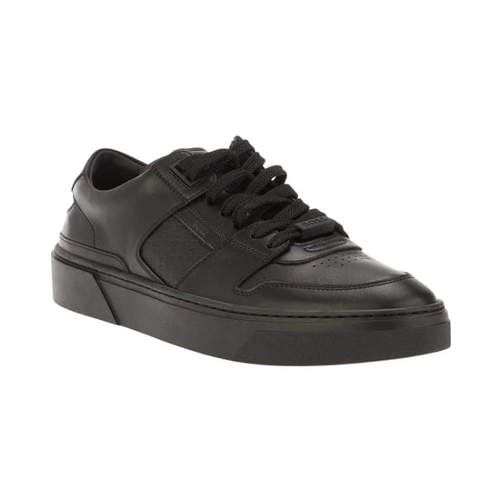 Boss - "Gary" Sneaker für Herren, Leder, Flach (Schwarz) - Image 3