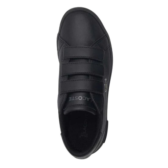 Lacoste - "Powercourt" Sneaker für Kinder, Leder (Schwarz) - Image 2