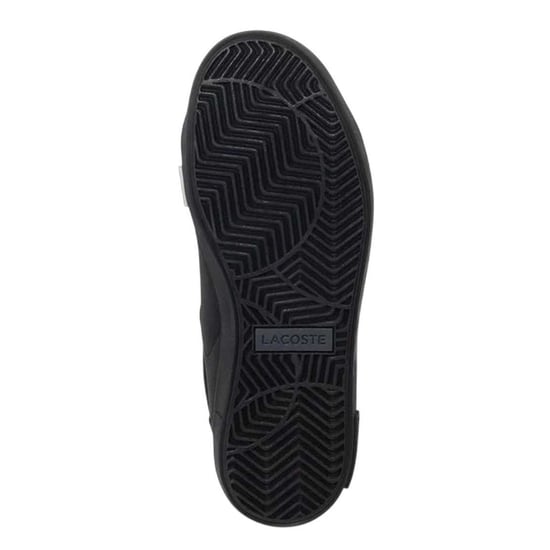 Lacoste - "Powercourt" Sneaker für Kinder, Leder (Schwarz) - Image 3