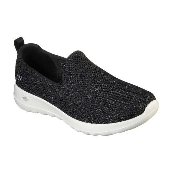 Skechers - "Go Walk Joy" Glitzer Sneaker für Damen (Schwarz/Gold) - Image 1