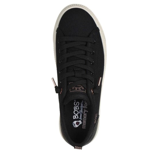 Skechers - "Bobs Copa" Sneaker für Damen, Canvas (Schwarz) - Image 4