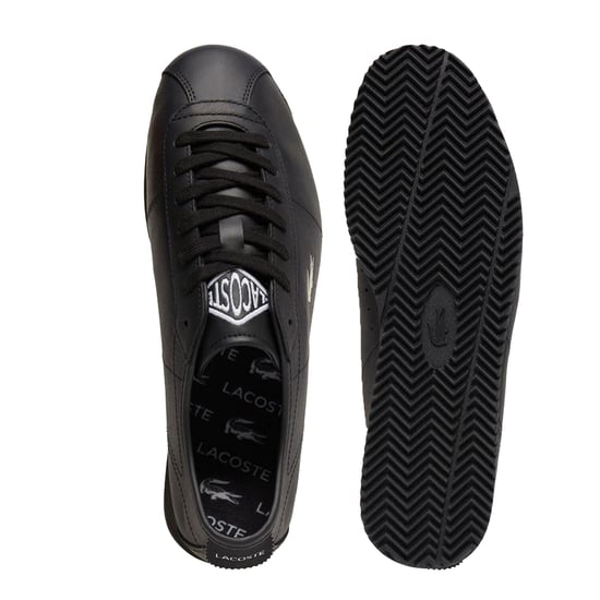 Lacoste - "Club Low" Sneaker für Herren, Leder, niedrig geschnitten, Flach (Schwarz) - Image 4